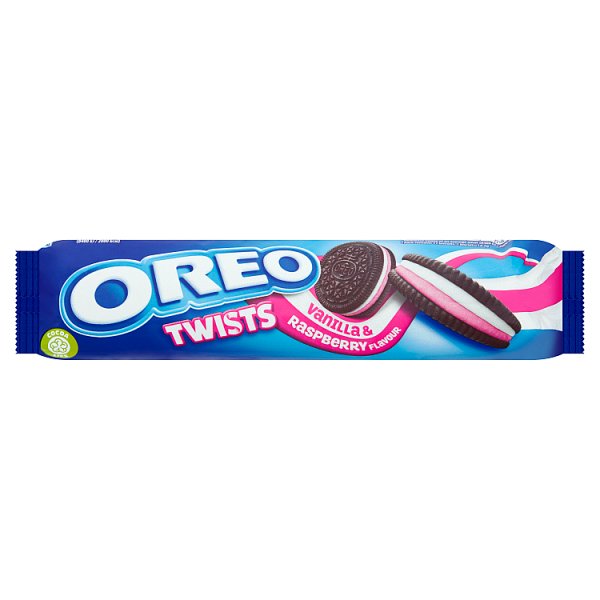 Oreo Twists Vanilla & Raspberry 157g