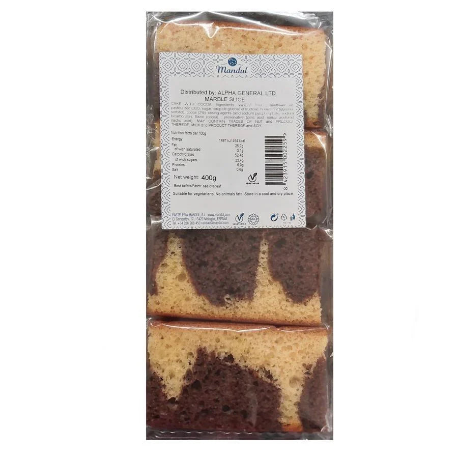 Mandul Marble Cake Slices 400g