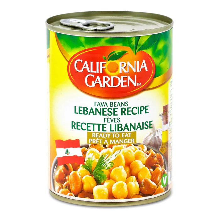 California Gardens Fava Beans Lebanese Recipe 400g