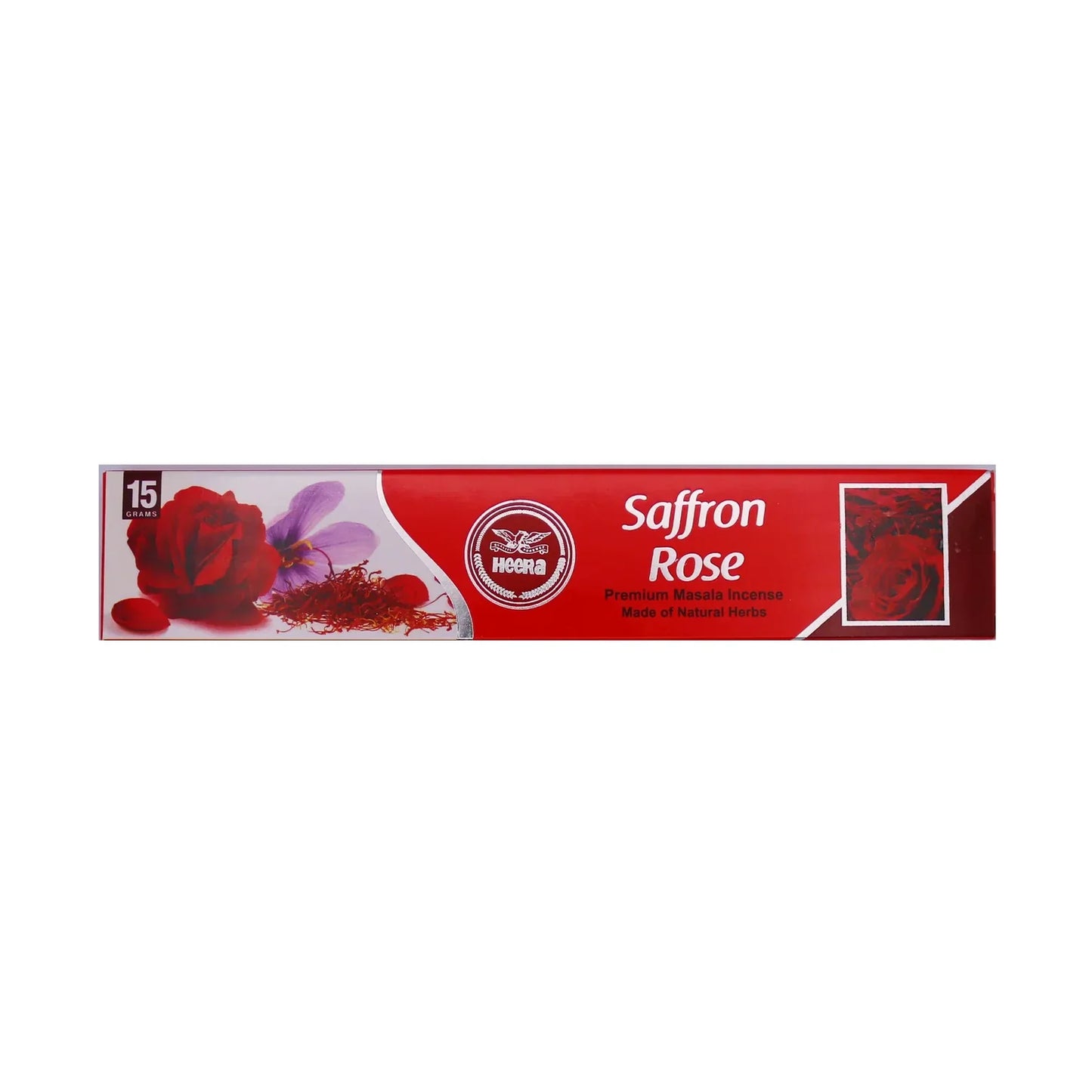 Heera Saffron Rose Incense Sticks 15g
