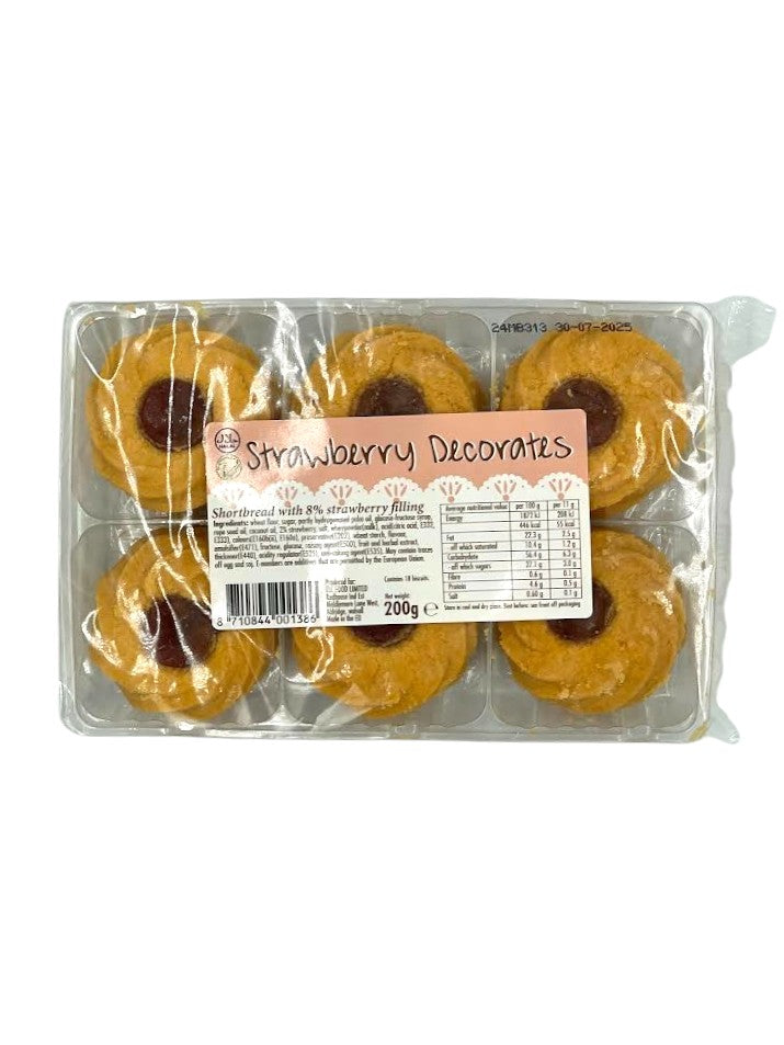 Strawberry Decorates 200g