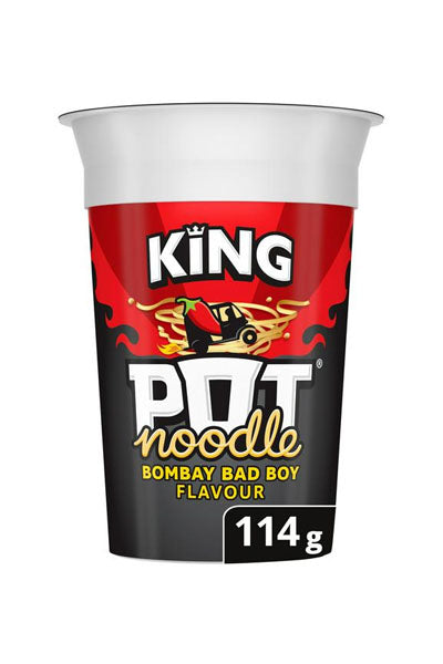 King Pot Noodle Bombay Bad Boy 114g
