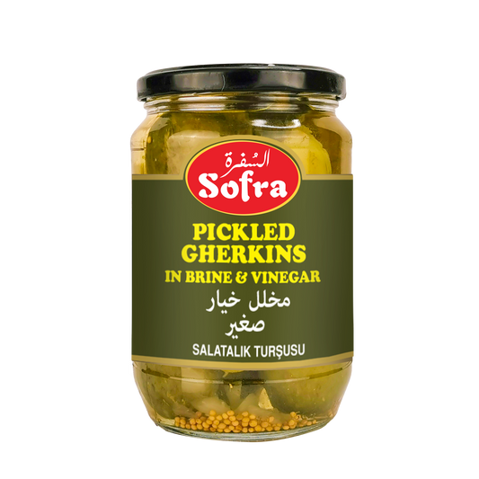 Sofra Pickled Gherkins in Brine and Vinegar