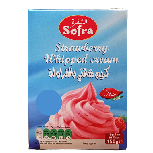 Sofra Strawberry Whipped Cream 150g