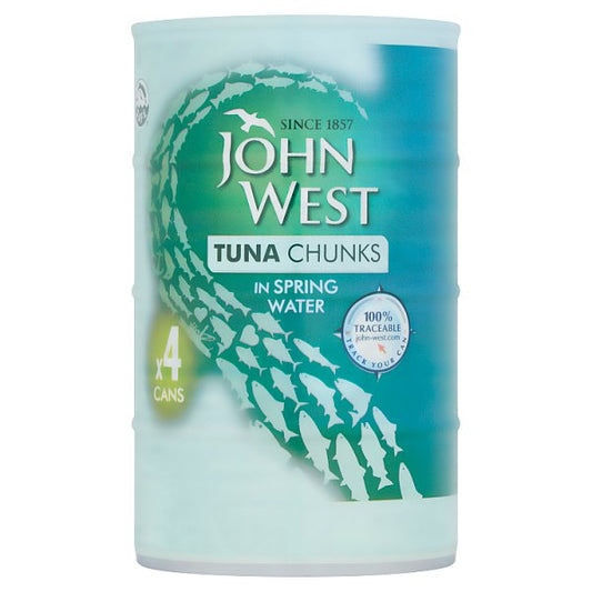 John West Tuna Chunks in Spring Water 4x132g