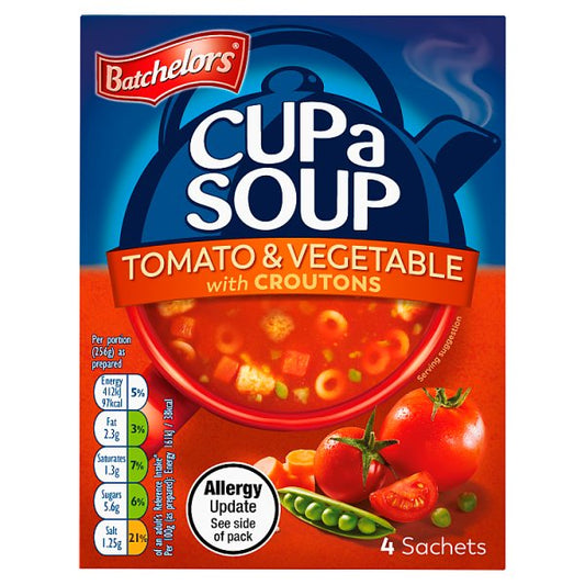 Batchelor's Cup a Soup Tomato and Vegetable 104g