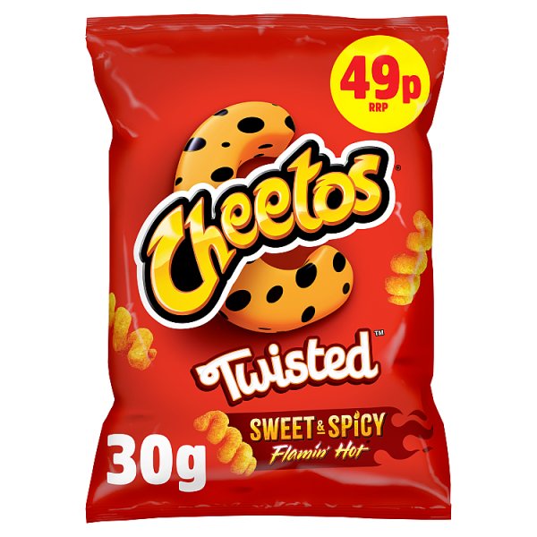 Cheetos Twisted Sweet & Spicy Flamin Hot Crisp 30g