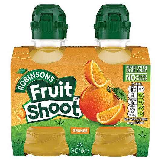 Robinsons Fruit Shoot Orange NAS 4x200ml