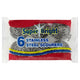 Super Bright 6 Stainless Steel Scourers