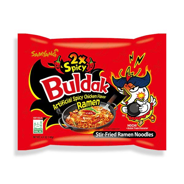 Samyang  Buldak Ramen 2x Spicy Chicken Flavour Noodle 1 Pack