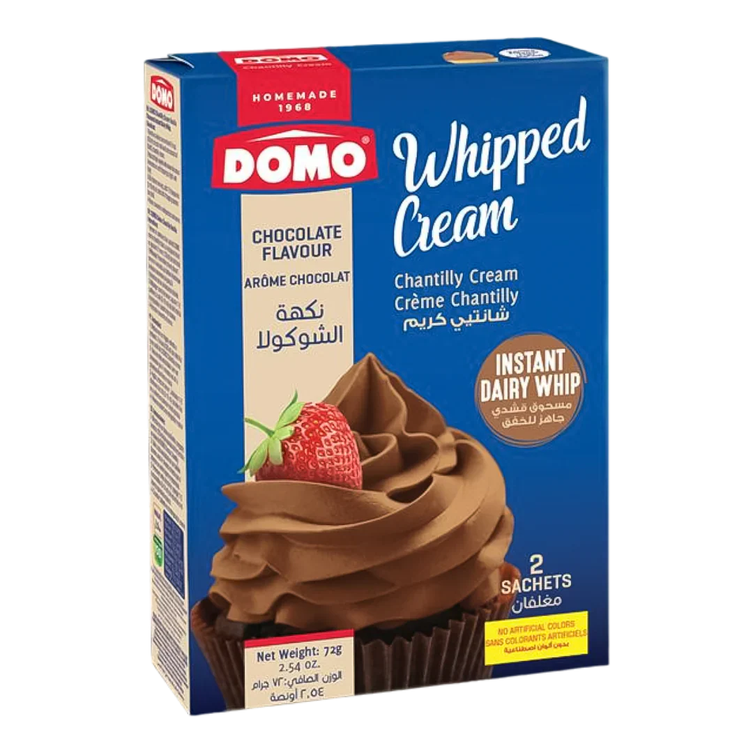 Domo Whipped Cream Chocolate Flavour 72g