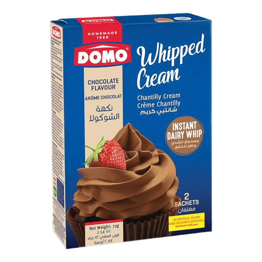 Domo Whipped Cream Chocolate Flavour 72g