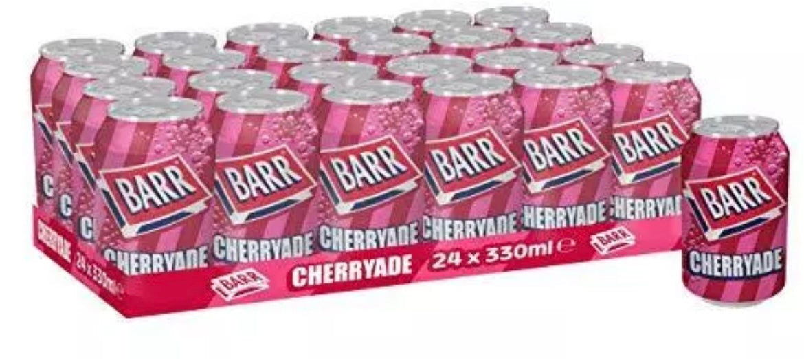 Barr Cherryade Can Case 24x330ml