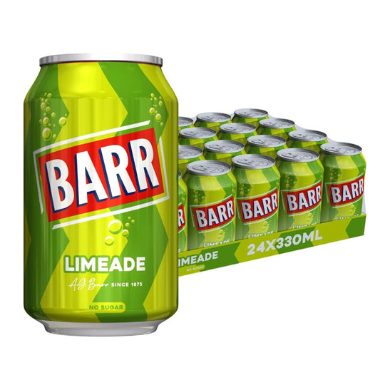 Barr Limeade Can Case 24x330ml