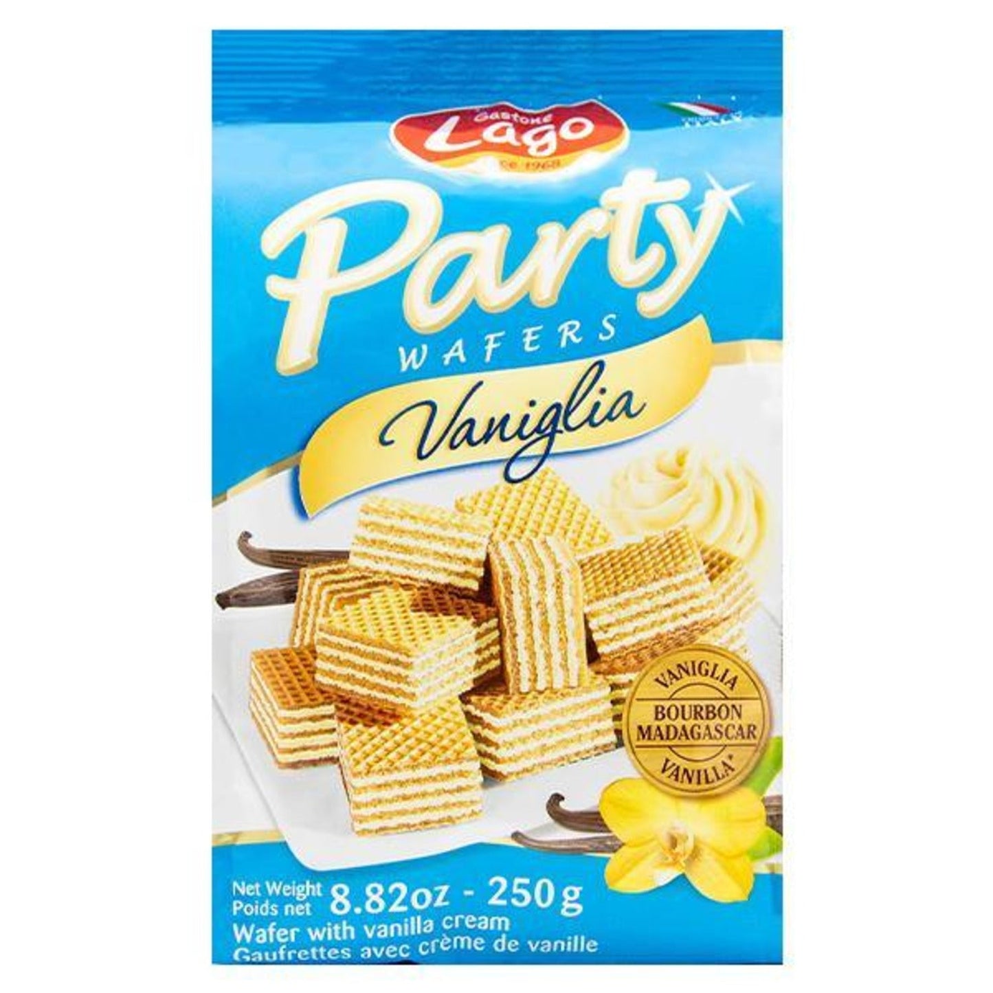 Lago Vanilla Party Wafers 250g