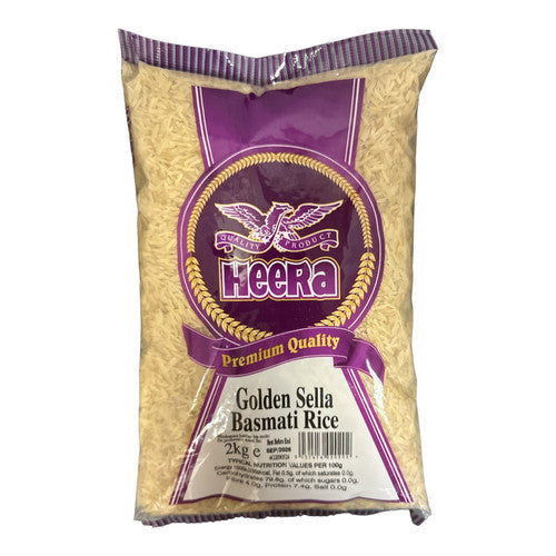 Heera Golden Sella Basmati Rice 2kg