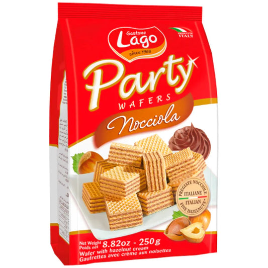 Lago Nocciola Party Wafers 250g