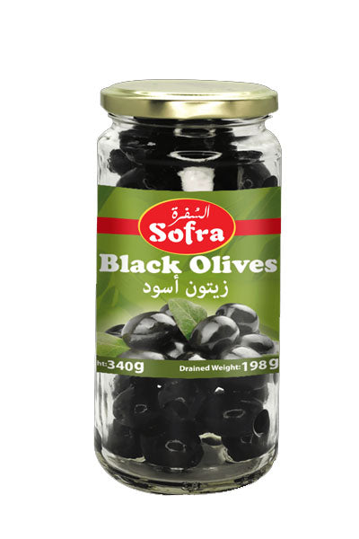 Sofra Black Olives 330g