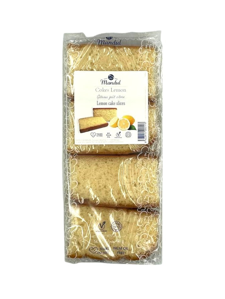 Mandul Lemon Cake Slices 400g